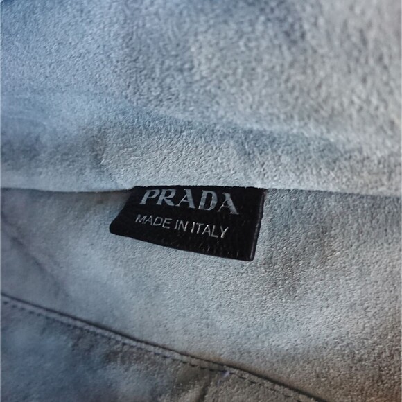 Prada Glace Calf Black Etiquette Fringe Leather tote bag - Picture 10 of 16